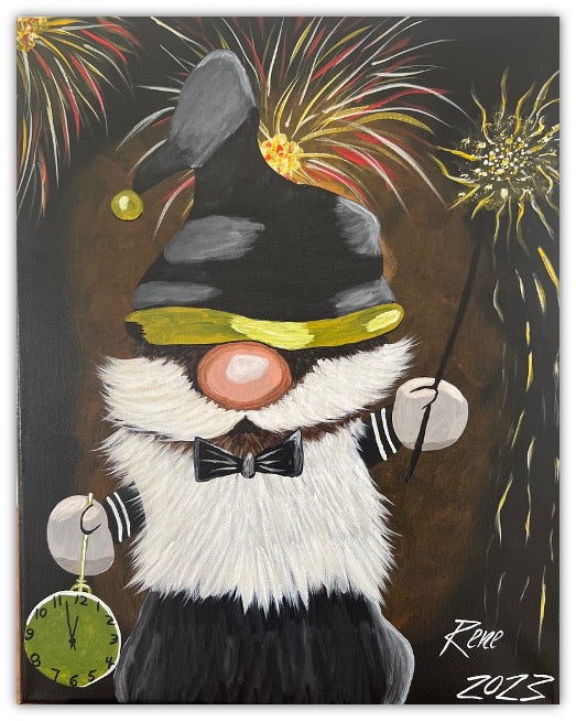 New Year's Eve Gnome