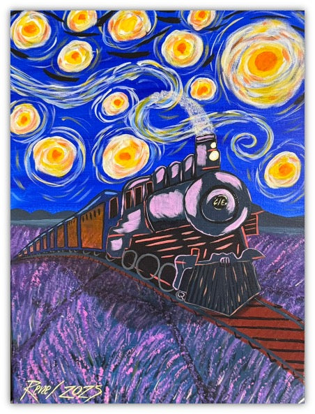 Starry Night Lavender Express